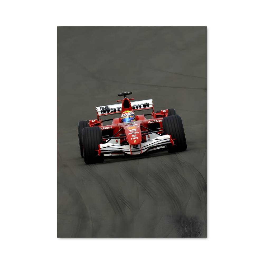 Poster Alonso Sur La Piste